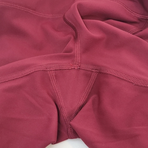 Lululemon Pace Rival Crop 22" Dark Adobe Athletic Running Leggings - Size 2 - Picture 12 of 14